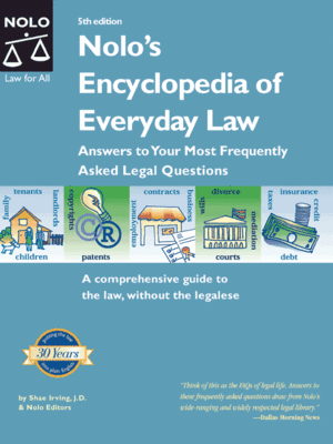 Nolo's Encyclopedia of Everyday Law - ebook